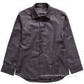Boy's Twill Shirt, 55% Modal and 45% Cotton, Long-sleeved
